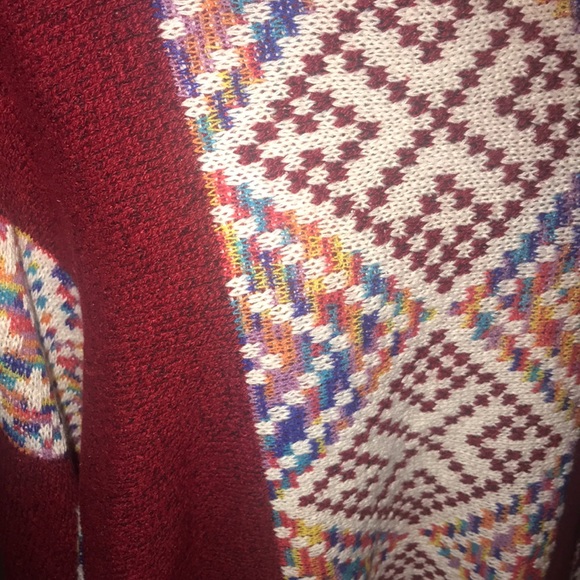 NWT AZ sleeved print poncho - Picture 5 of 6